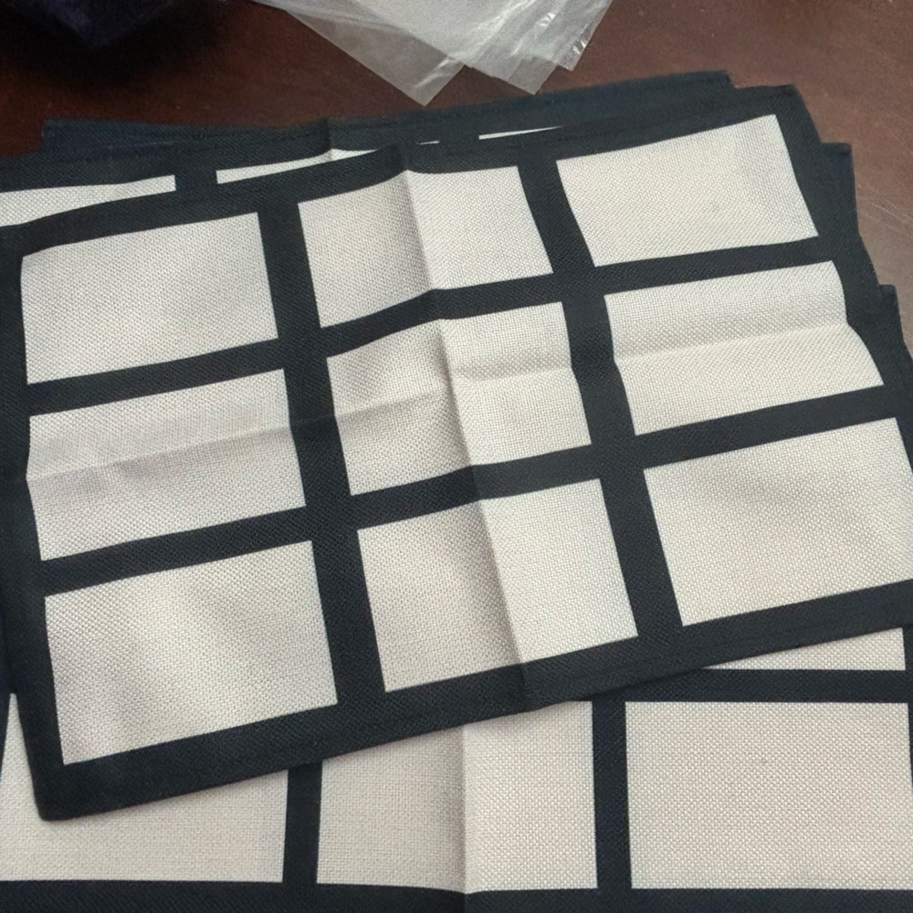 4 placemats for table sublimation gifts memories 9 panels for pics